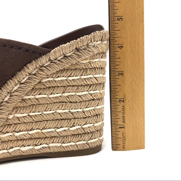 PRADA suede espadrille wedge mules, made in Italy, size 40.5 NWOT - Picture 13 of 16